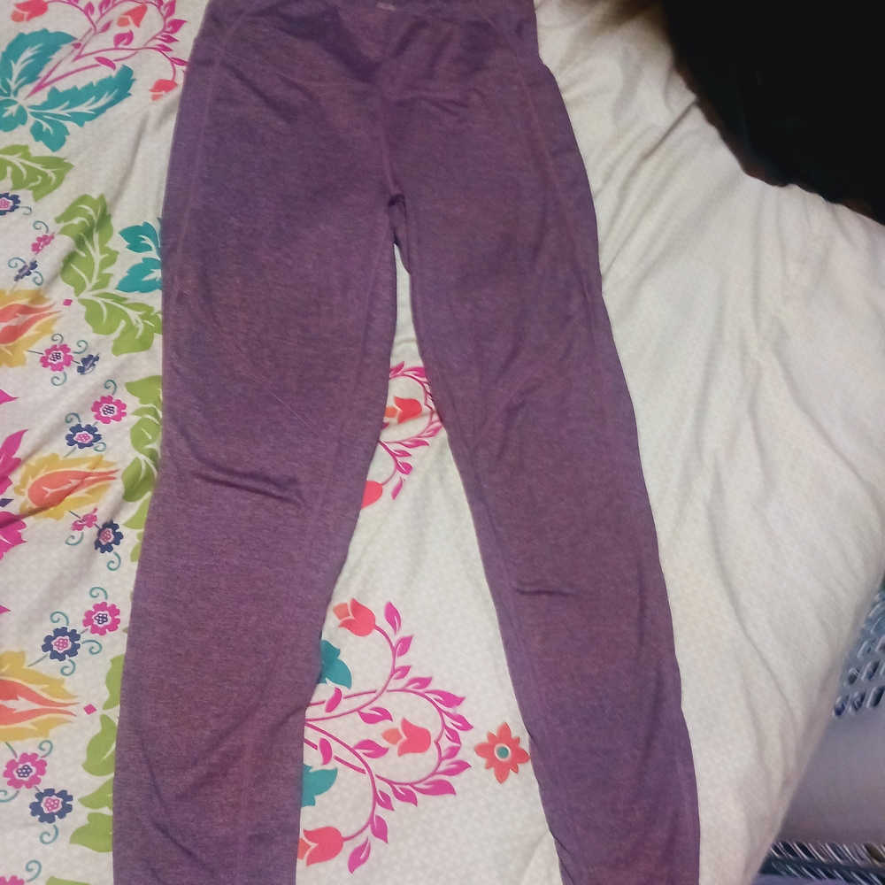 RBX Women's Heathered Purple Leggings